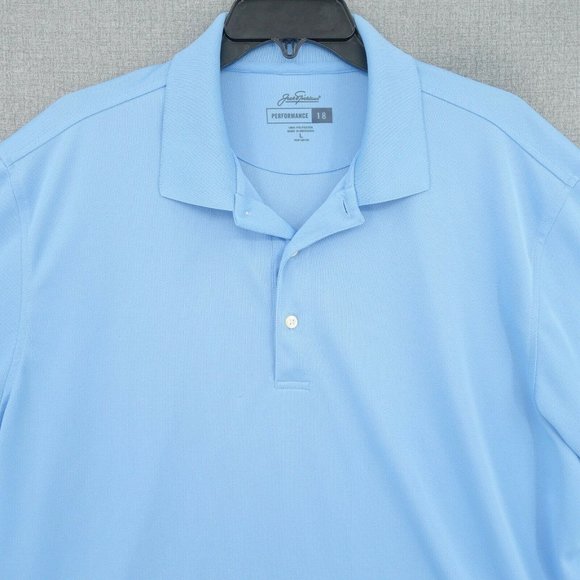 Jack Nicklaus Polo Shirt Mens Large Blue Short Sleeve Collared Performance Golf - Picture 2 of 11